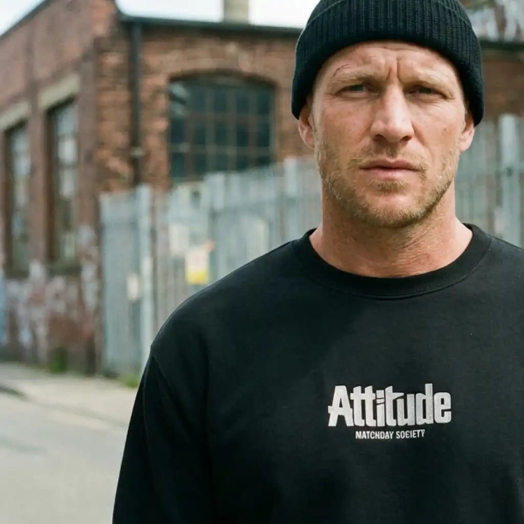 MDSC x Attitude – Sweatshirt mit hochwertiger Stickerei