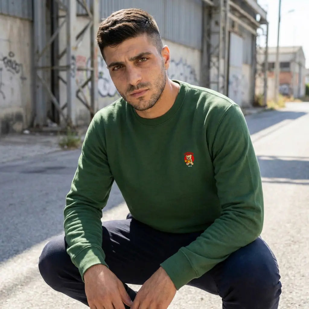 MDSC x Fightclub – Sweatshirt mit hochwertiger Stickerei