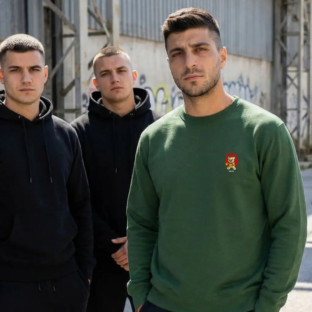 MDSC x Fightclub – Sweatshirt mit hochwertiger Stickerei