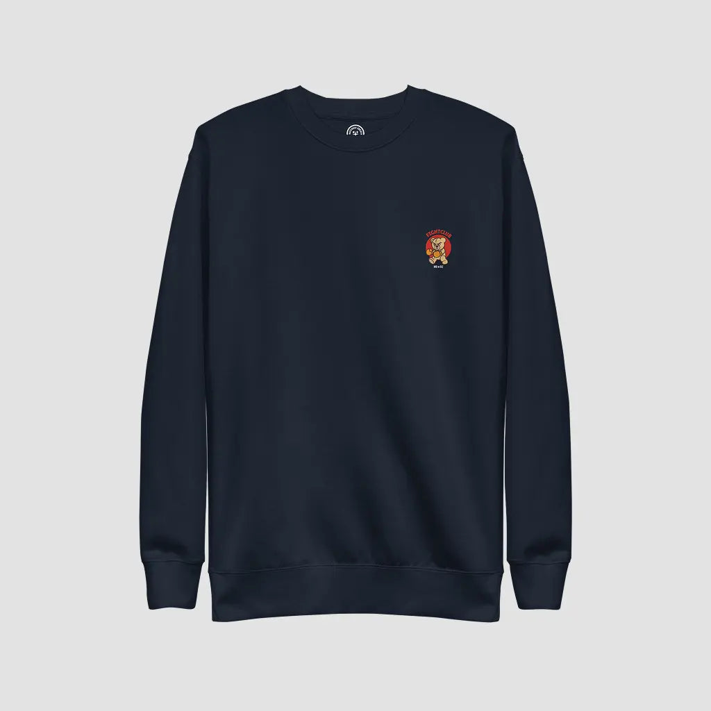 MDSC x Fightclub – Sweatshirt mit hochwertiger Stickerei