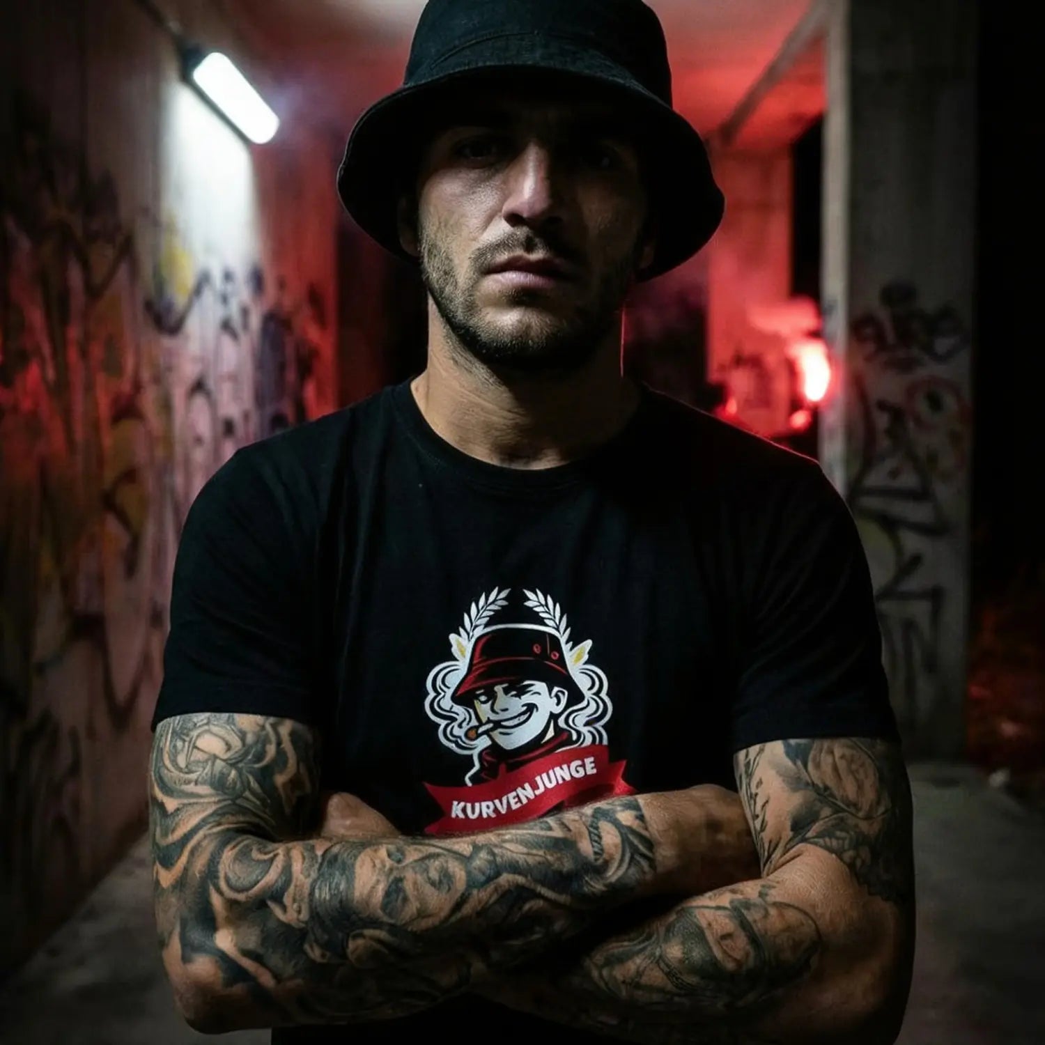 MDSC X Kurvenjunge – T-Shirt Herren