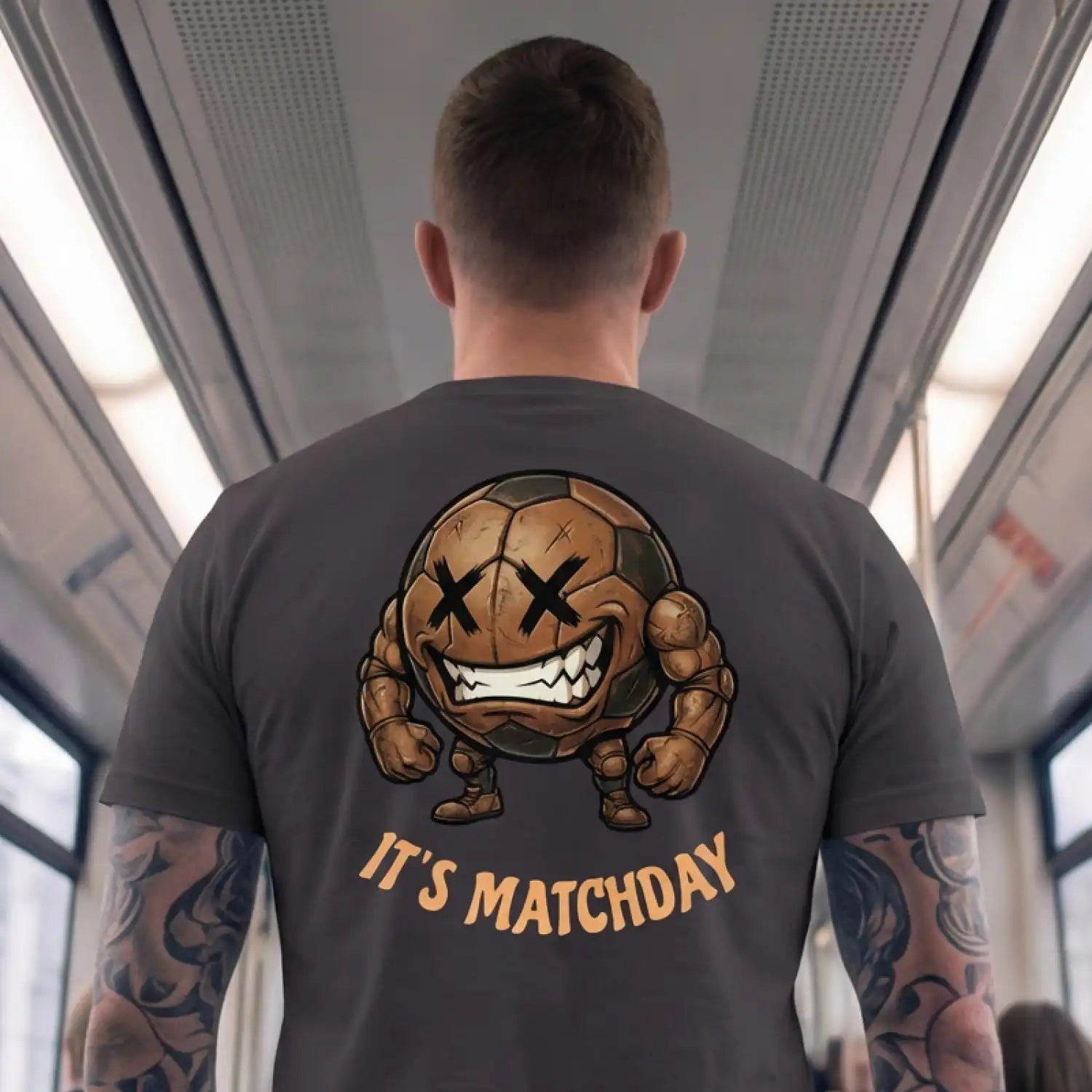 IT´S MATCHDAY T-SHIRT (anthrazit)